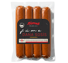 Füme Hotdog Cheddarlı 4’lü